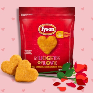 Chicken Nugget Hearts -© 2023 Tyson