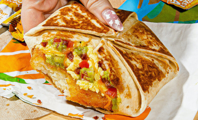 Btreakfast Crunch Wrap - © 2023 Taco Bell