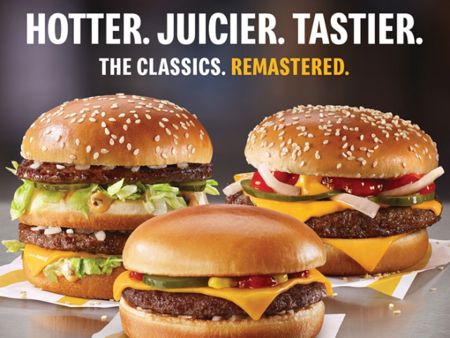 Burgers Re Mastered 2023 McDonalds 