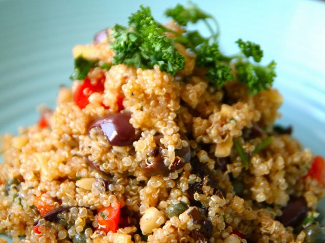 Warm Quinoa Salad - © allrecipes com