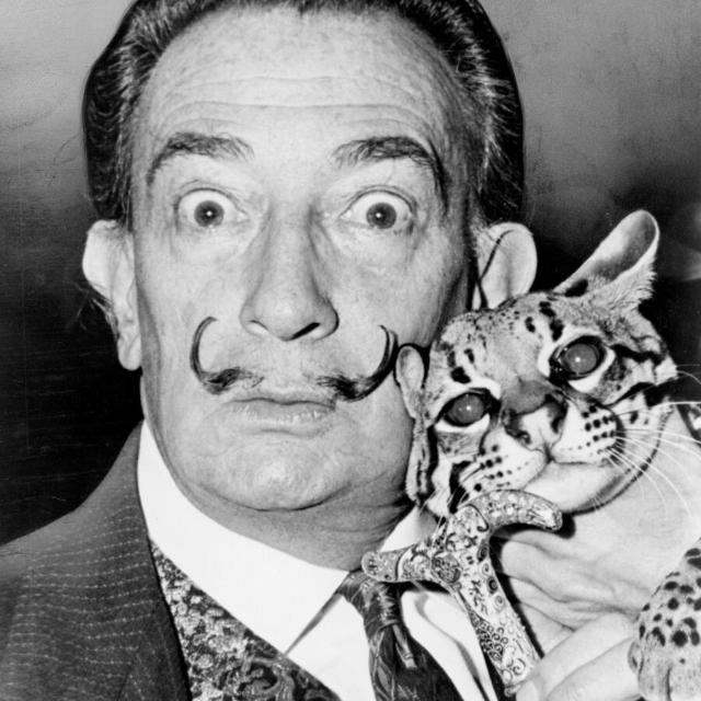 Dali and Ocelot - © Library of Congress