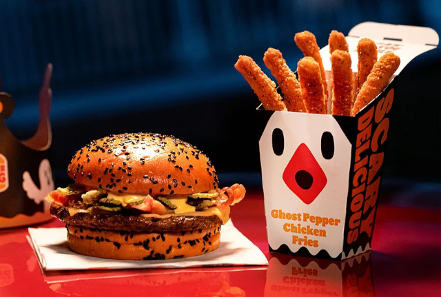 Ghost Pepper Burger - © 2023 Burger King