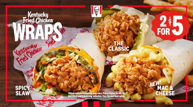 KFC Wraps - © 2023 KFC