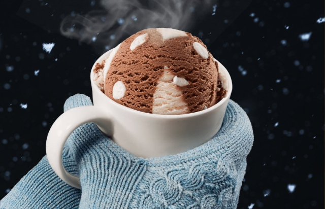 Cup of Cocoa Ice Cream - © 2023 Baskin Robbins