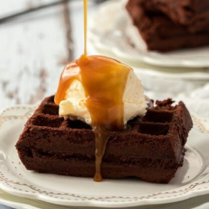 Waffle Brownie - © sugarsaltmagiccom
