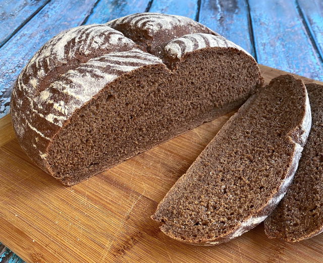 German Dark Rye Bread - © 2023 thegoodheartedwoman.com
