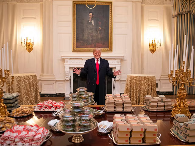 Trump's Clemson Fast Food - © 2019 - The White House