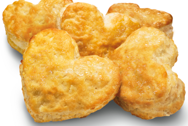 Heart-Shaped Biscuits - © 2024 - Hardees