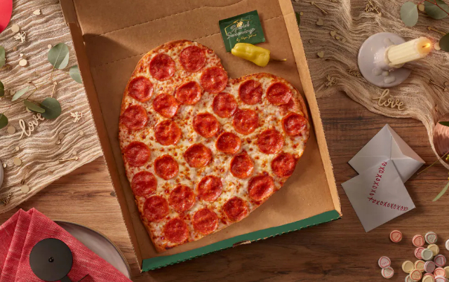 Heart-Shaped Pizza - © 2024 - Papa John's