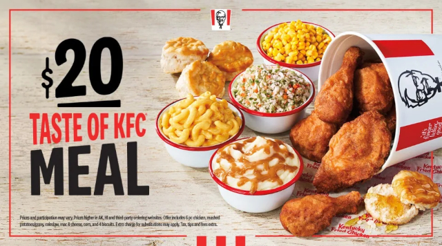 Taste of KFC Meal - © 2024 - KFC