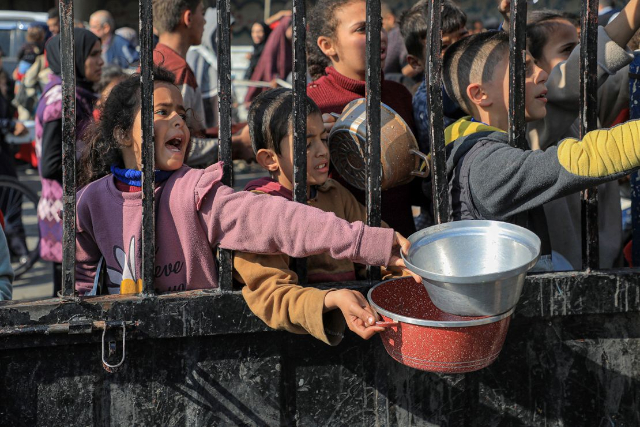 Starving Gazan Kids - © 2024 - CNN