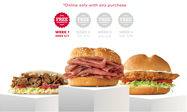 Free Sandwiches - © 2024 - Arby's