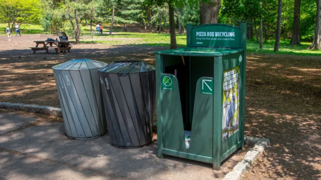Pizza Box Recycle - © 2024 - Central Park Conservancy via NBCNew York.com