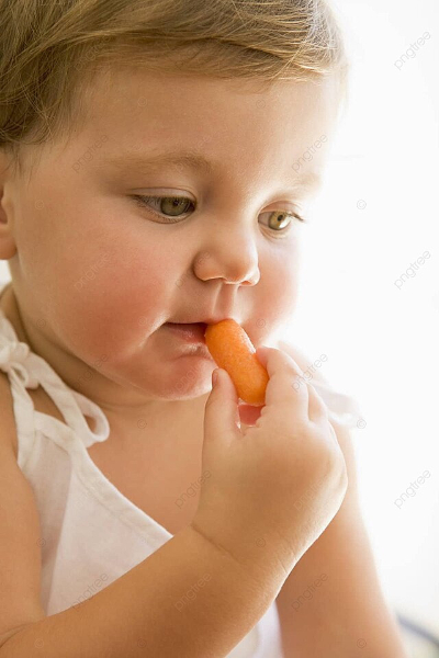 Baby with Carrot - © 2024 - pngtree.com