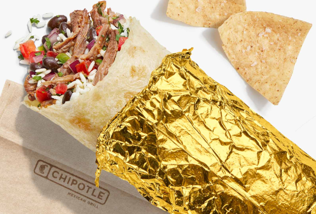 Gold Foil Burrito - © 2024 - Chipotle