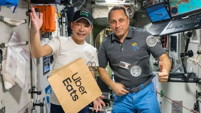 UBER Delivers To ISS - © 2021 - UBER Eats