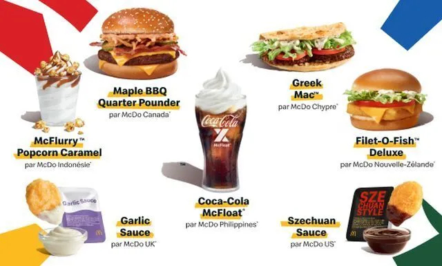 French Olympics Menu - © 2024 McDonalds France