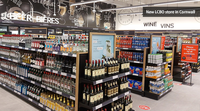 LCBO Interior - © 2021 Bob Peters via choosecornwall.ca