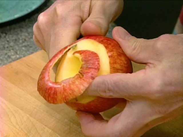 Peeling an Apple - © 2024 Jaques Pepin Foundation