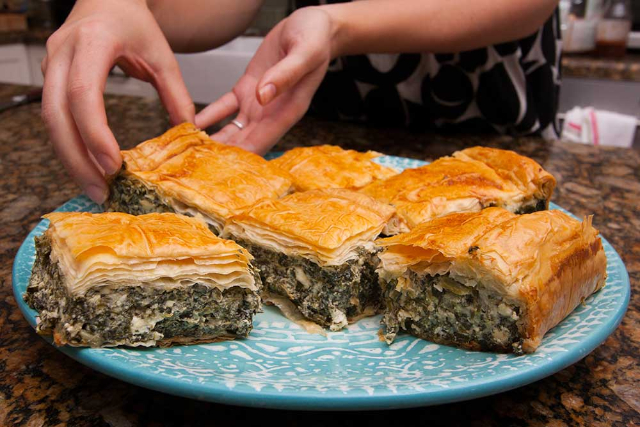 Spanakopita - © 2015 mysweetgreek.com