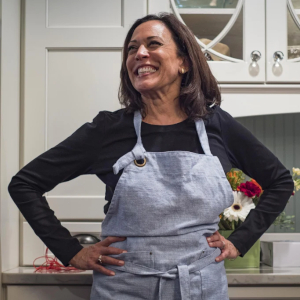 Harris in Apron - © 2024 MSNBC
