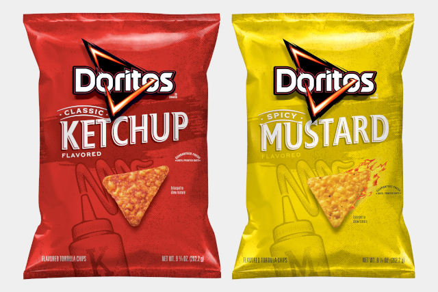 Ketchp & Mustard Chips - © 2024 Dorito's