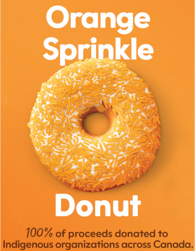Orange Sprinkle Doughnut - © 2024 Tim Horton's