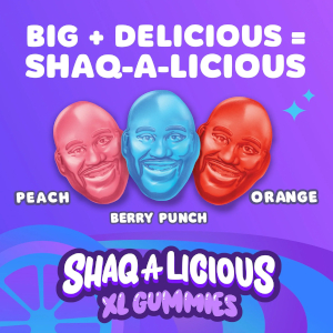 Shaq Gummies - © 2024 Hershey's