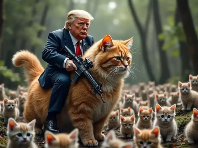 Trump Saves Cats - © 2024 indiatimes.com