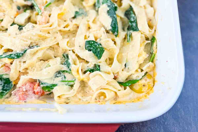 Oven-Baked Cream Cheese Pasta - © 2024 windingcreekranch.org