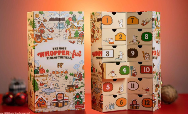 2025 BK Advent Calendar - © 2024 Burger King