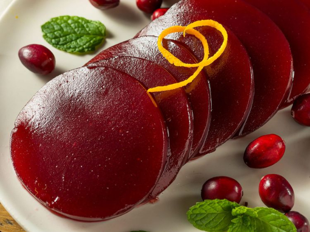 Canned Cranberry Jelly - © Brent Hoffacker via Gerry
