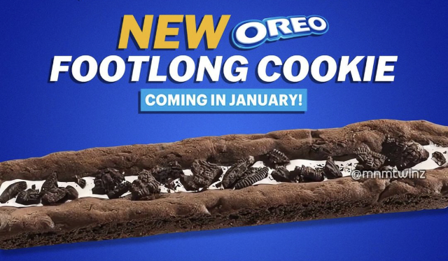 Footlong OREO Cookie - © 2024 SUBWAY