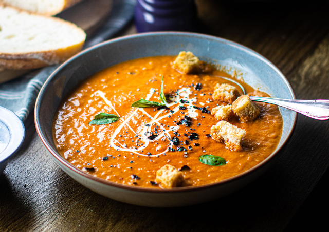 Tomato Lentil Soup - © 2024 Daily Wrap
