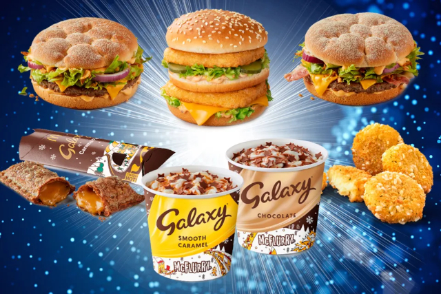 UK Christmas Menu - © 2024 McDonald's UK