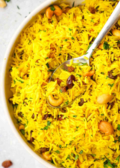 Yellow Basmati Rice - © 2024 ourhappymess.com