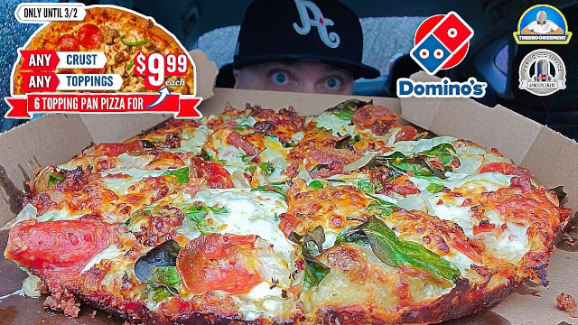 Any Crust, Any Toppings - © 2025 Domino's