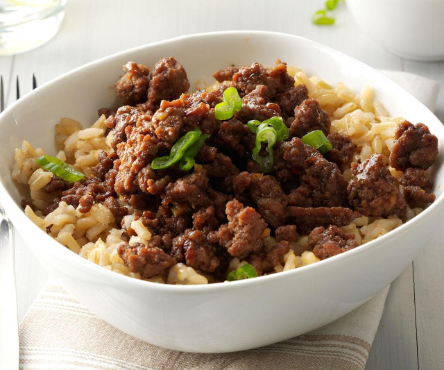 Ground Beef Bulgogi - © tasteofhome.com