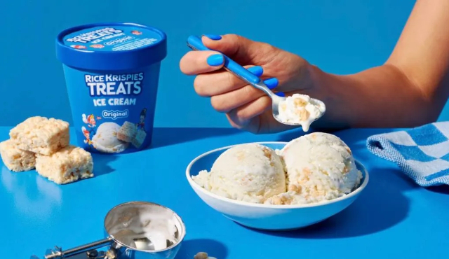 Rice Krispies Treats Ice Cream - © 2025 Kellanova