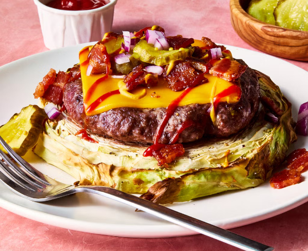 Roasted Cabbage Burger - © 2025 Rachel Vanni via Dellish