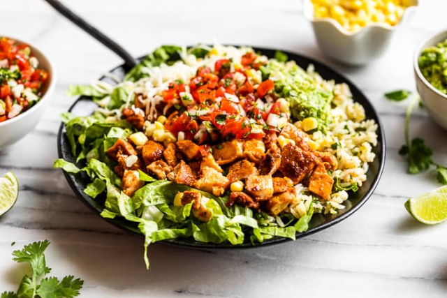 Burrito Bowl - © 2021 getinspiredeveryday.com