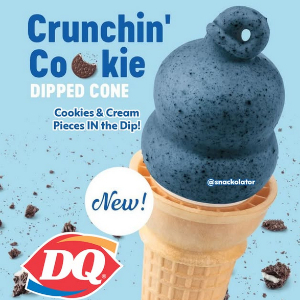 Crunchin' Cookie Dipped Cone - © 2025 Dairy Queen