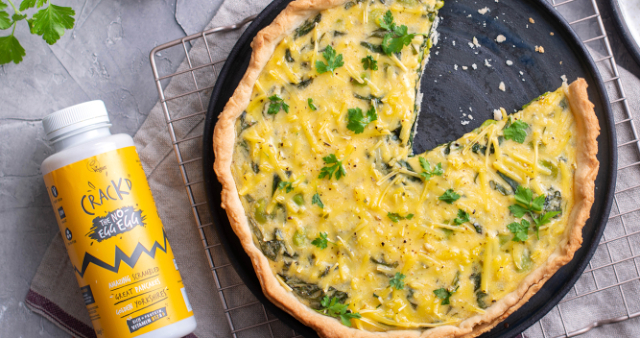 Plant-Based Quiche - © 2025 Crack'd