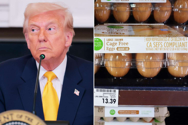 Trump on Egg Prices - © 2025 People.com