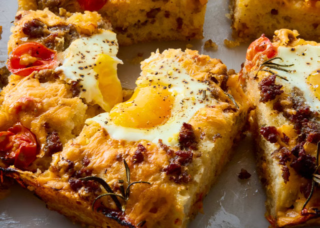 Focaccia Breakfast Bake - © 2025 Linda Pugliese