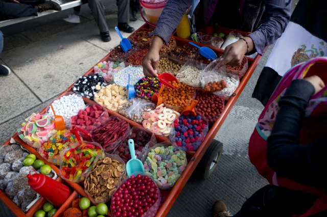 Mexican Street Junk Food Cart - © 2025 AP