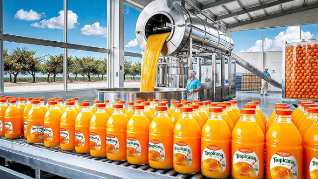 Orange Juice Production - © 2025 Made Vision via You Tube