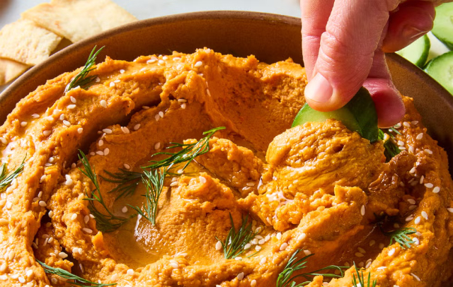 Roasted Carrot Humus - © 2025 - Julia Gartland