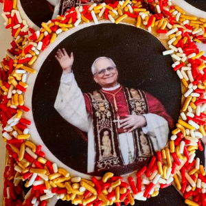 Pope Leo XIV Cookie - © 2025 Bennison's Bakery