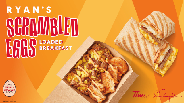 Ryan's Loaded B'Fast © 2025 Tim Horton's
